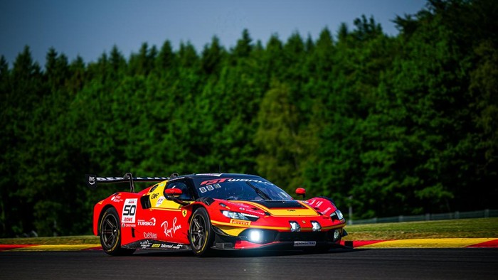 AF Corse 50 di sesi Hyperpole GTWCE 24 Hours of Spa.