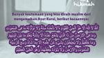 Manfaat dari Rutin Mengamalkan Ayat Kursi