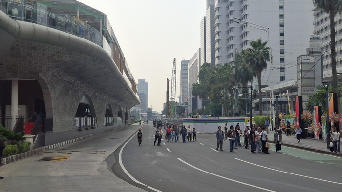 Jalan Sudirman hingga MH Thamrin ditutup jelang puncak perayaan HUT ke-499 Kota Jakarta