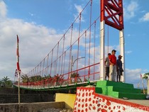 Jembatan Garuda di Bima Permudah Warga ke Lahan Pertanian