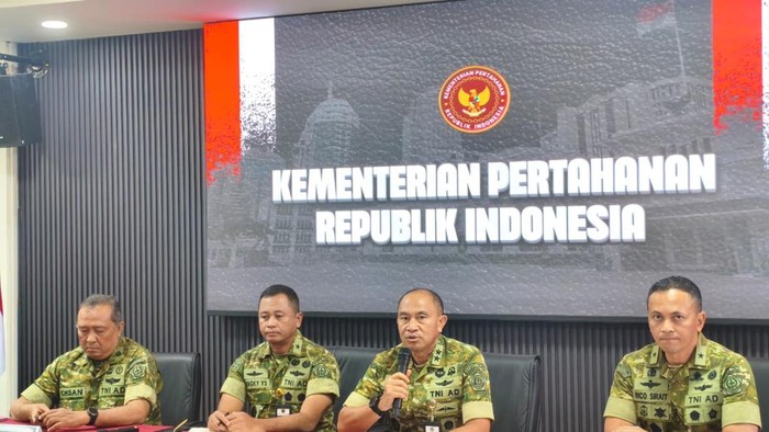 Jumpa Pers Kemhan soal 5 Peserta SPPI Meninggal Dunia