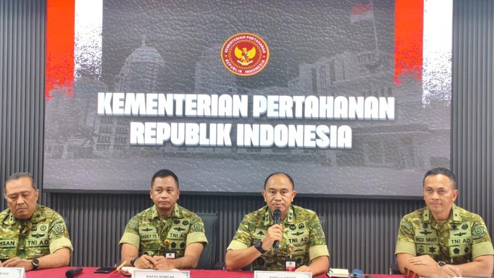 Jumpa Pers Kemhan soal 5 Peserta SPPI Meninggal Dunia