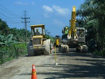 Pemprov Sumut Perbaiki Jalan Rusak Puluhan Tahun di Labuhanbatu