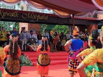 Kirab Budaya Mojo Bangkit di Kota Mojokerto Ceritakan 3 Fase Majapahit