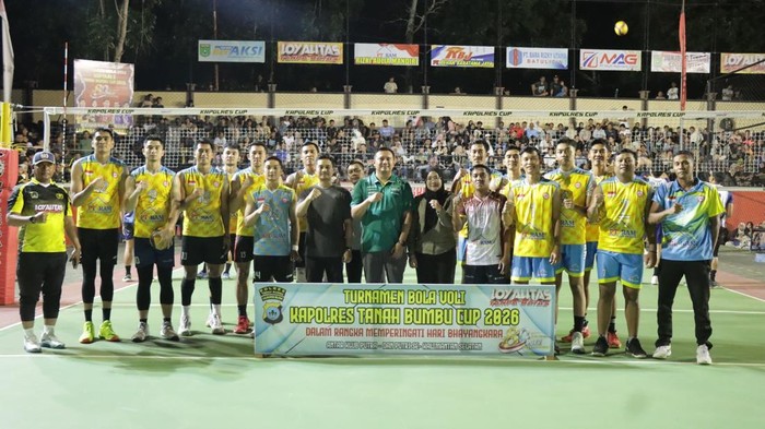 Pemain pro liga yang akan memeriahkan kejuaraan voli Kapolres Tanbu Cup 2026. (Humas Tanbu)