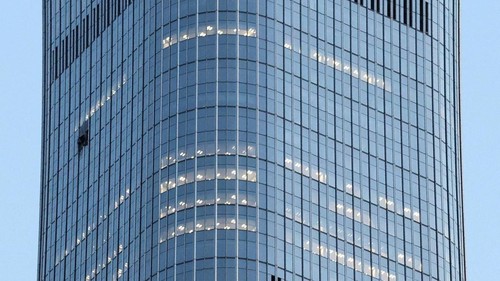 The damaged exterior of CITIC Tower, also known as China Zun, in Beijing, China June 26, 2026. REUTERS/Maxim Shemetov     TPX IMAGES OF THE DAY