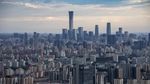 Penampakan Gedung Tertinggi di Beijing yang Ditabrak Pesawat