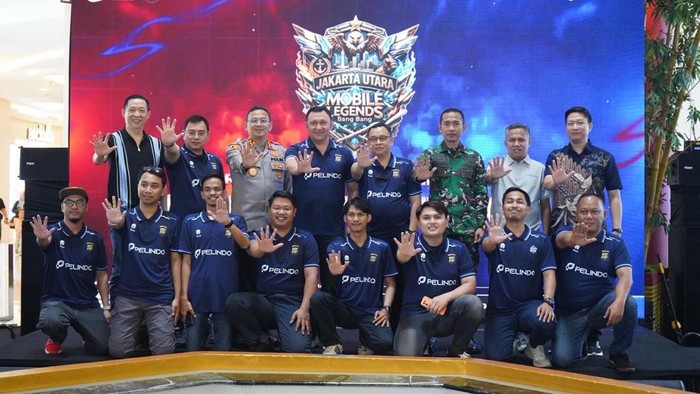 Polres Metro Jakarta Utara menggelar Turnamen Mobile Legends menyambut Hari Bhayangkara ke-80, Sabtu (27/6/2026).