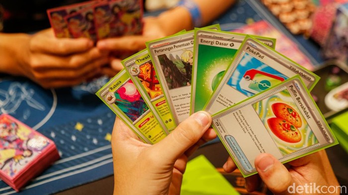 Ratusan Trainer Pokémon Trading Card Game (TCG) dari berbagai daerah di Indonesia mengikuti ajang Master Ball League Indonesia di Nusantara International Convention Exhibition (NICE) PIK 2, Kabupaten Tangerang, Sabtu (27/6/2026).