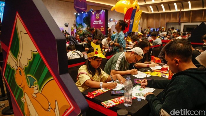 Master Ball League di Nusantara International Convention Exhibition (NICE) PIK 2, Kabupaten Tangerang, Sabtu (27/6/2026), tidak hanya menghadirkan pertandingan Pokémon Trading Card Game (TCG), tetapi juga berbagai aktivitas hiburan bagi pengunjung.