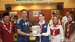 Momen Arumi Bachsin Dalam Kegiatan Pramuka Jatim