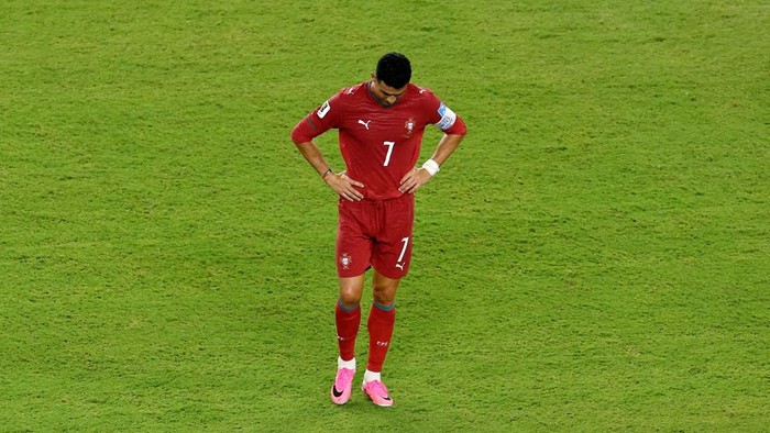 Soccer Football - FIFA World Cup 2026 - Group K - Colombia v Portugal - Miami Stadium, Miami Gardens, Florida, U.S. - June 27, 2026 Portugals Cristiano Ronaldo reacts REUTERS/Amanda Perobelli     TPX IMAGES OF THE DAY