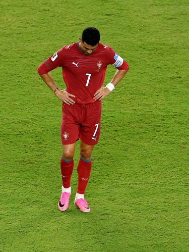 Soccer Football - FIFA World Cup 2026 - Group K - Colombia v Portugal - Miami Stadium, Miami Gardens, Florida, U.S. - June 27, 2026 Portugal's Cristiano Ronaldo reacts REUTERS/Amanda Perobelli     TPX IMAGES OF THE DAY