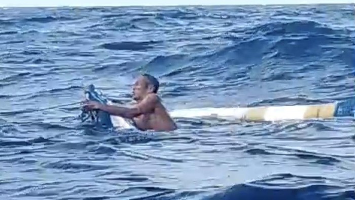 Hasik ditemukan selamat di laut