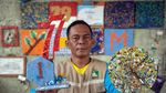 Limbah Tutup Botol Disulap Jadi Kerajinan Bernilai Ekonomi di Tangerang