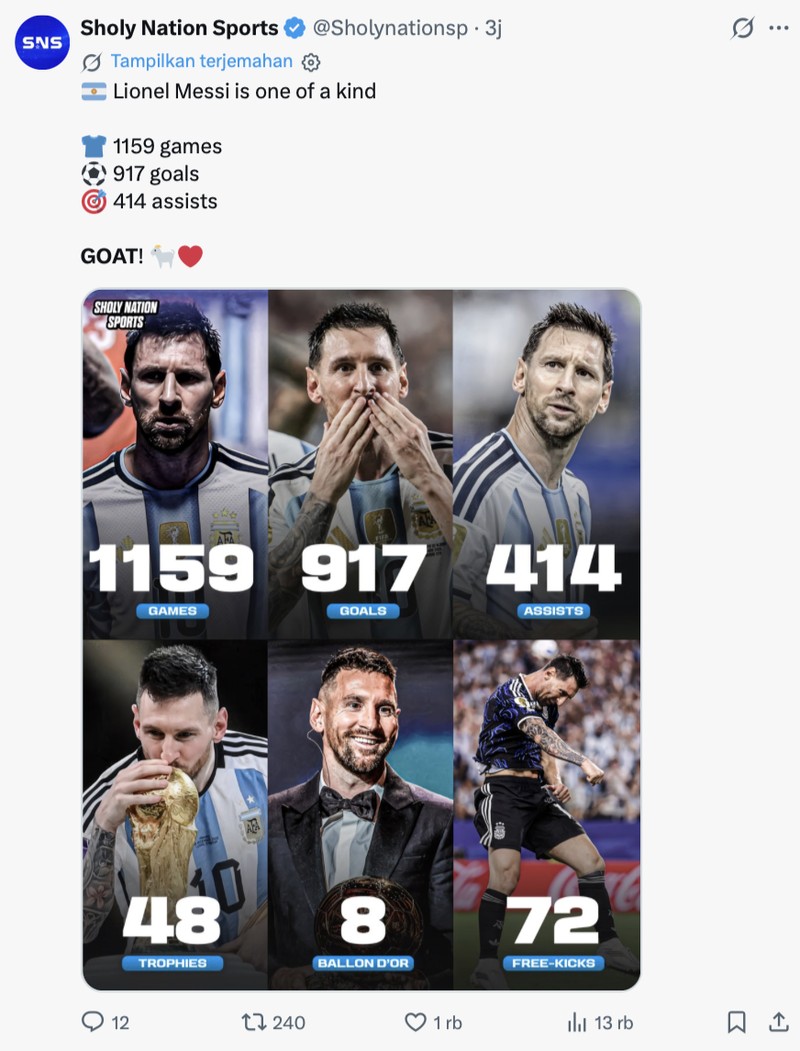 Meme Lionel Messi