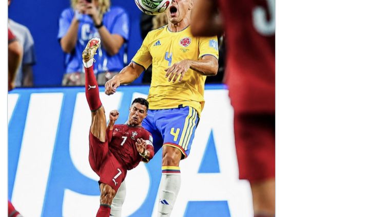 Meme Cristiano Ronaldo Jadi Anak Hilang di Portugal vs Kolombia