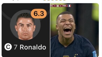 Skor CR7 pada pertandaingan terakhir Grup K ini punya nilai buruk. Foto: pool
