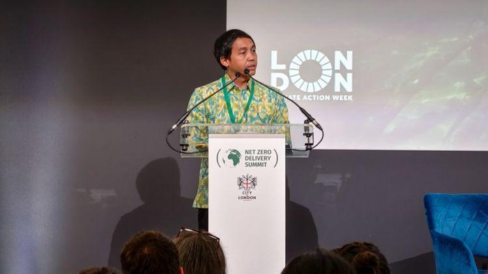 Menteri Kehutanan (Menhut) Raja Juli Antoni pada pertemuan The Coalition Senior Representatives Meeting di ajang London Climate Action Week.  (dok. Kemenhut)