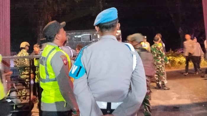 Pembubaran konvoi liar di Lamongan.