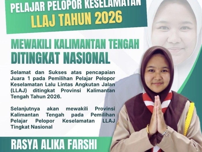 Rasya Alika Farshi, siswi SMA Negeri 1 Pangkalan Bun