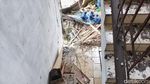 Potret Rumah-Bangunan Kos Ambruk di Benhil gegara Longsor