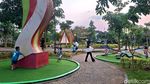 Momen Libur Sekolah Taman Nyawiji Nganjuk Jadi Alernatif Wisata