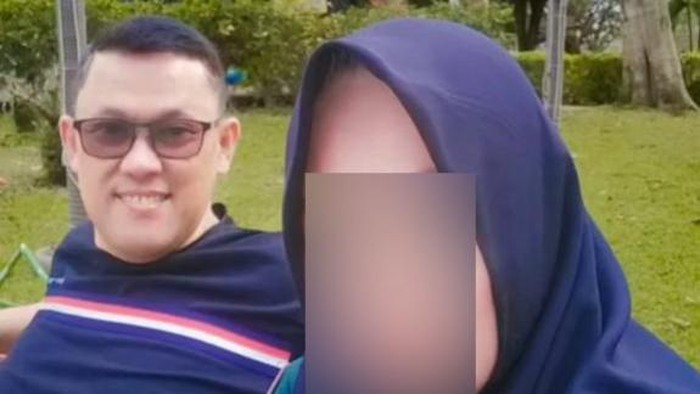 Penampakan pria terakhir yang bersama Sekretaris Dinas PKRP Pemkab Bangkalan yang diunggah di akun medso korban