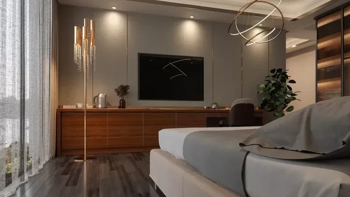 Dekorasi kamar dengan TV