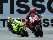 Duel Sengit dengan Marc Marquez di Assen, Di Giannantonio Ngaku Lupa Aturan