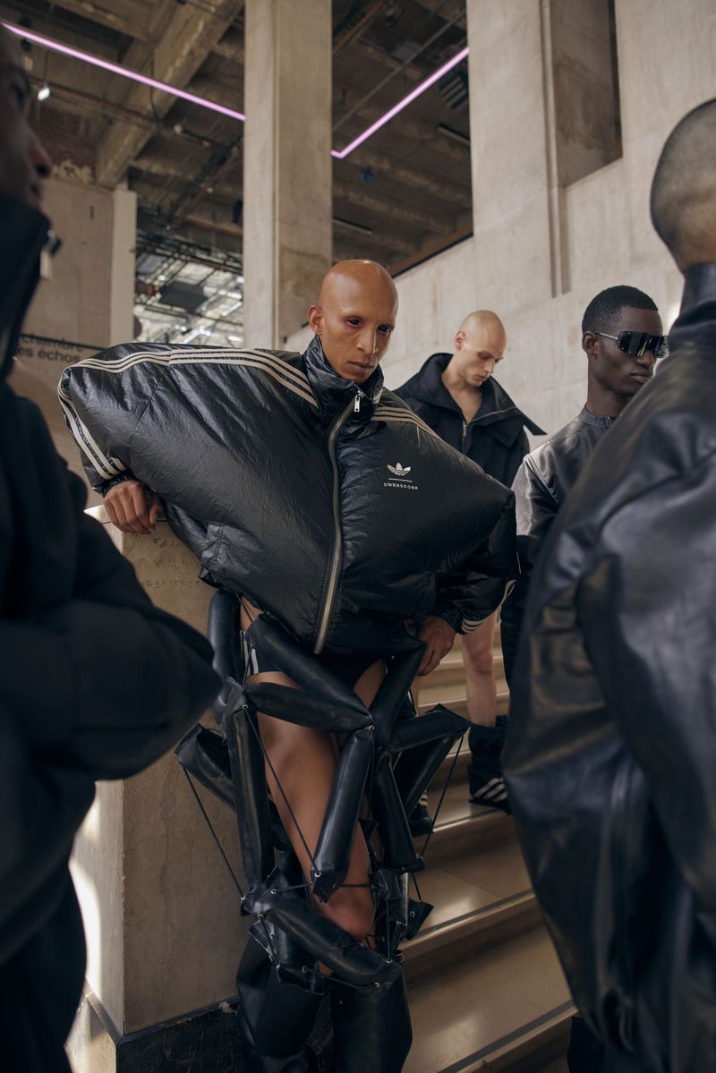 Backstage at the Rick Owens fashion show as part of Paris Men's Spring-Summer 2027 fashion week held at Palais de Tokyo on June 25, 2026 in Paris, France. (Photo by Francisco Gomez de Villaboa/WWD via Getty Images)