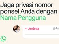 WhatsApp Umumkan Fitur Username, Bisa Reservasi dari Sekarang