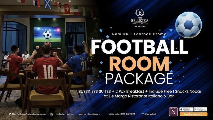Football Room Package dari The Bellezza Suites by Nemuru