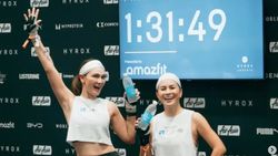 Momen Gisel-Luna Maya Banjir Keringat di HYROX Jakarta