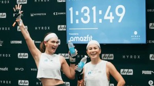 Akhir pekan kemarin digelar acara HYROX Jakarta 2026 yang diikuti banyak seleb, salah satunya Luna Maya dan Marianne Rumantir. Dok. Instagram