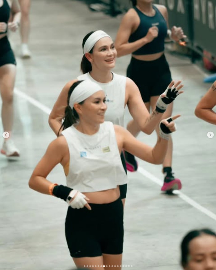 Luna Maya, Gisel, Ibnu Jamil hingga Ririn saat ikuti ajang HYROX Jakarta 2026.