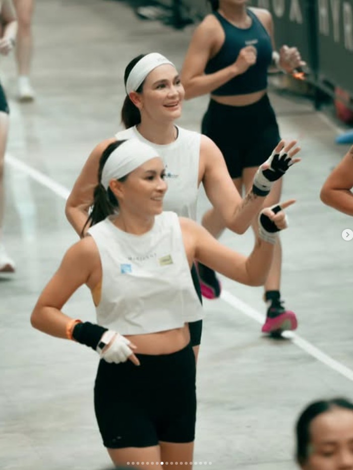 Luna Maya, Gisel, Ibnu Jamil hingga Ririn saat ikuti ajang HYROX Jakarta 2026.