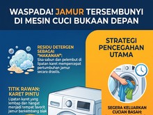Infografis: Jamur Bisa Muncul di Mesin Cuci, Ini Biang Keroknya