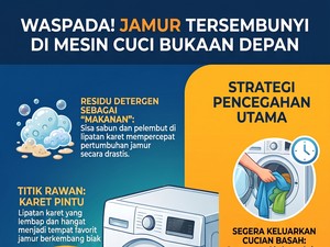 Infografis: Jamur Bisa Muncul di Mesin Cuci, Ini Biang Keroknya