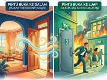 Lebih Baik Mana, Pintu Dibuka ke Luar Vs ke Dalam?