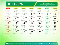 Kalender Hijriah Hari Ini 6 Juli 2026: Tanggal, Bulan, dan Tahunnya