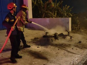 Konvoi PSHT di Boyolali Ricuh, 4 Orang Kena Bacok-2 Motor Dibakar
