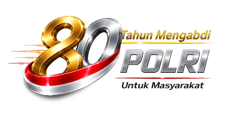 Logo HUT ke-80 Bhayangkara