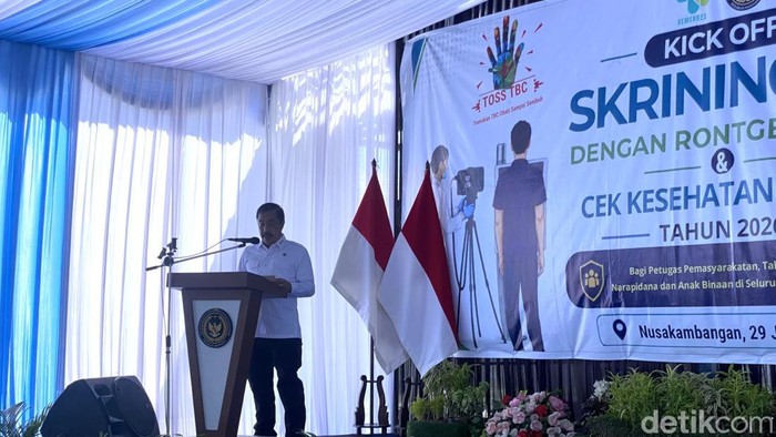 Menimipas Agus Andrianto mengungkapkan Presiden Prabowo Subianto akan memberikan amnesti untuk warga binaan pemasyarakatan. (Devi P/detikcom)