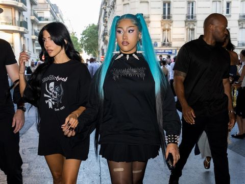 North West menghadiri peragaan busana pria Vetements koleksi Musim Semi/Musim Panas 2027 sebagai bagian dari Paris Fashion Week pada 26 Juni 2026 di Paris, Prancis.