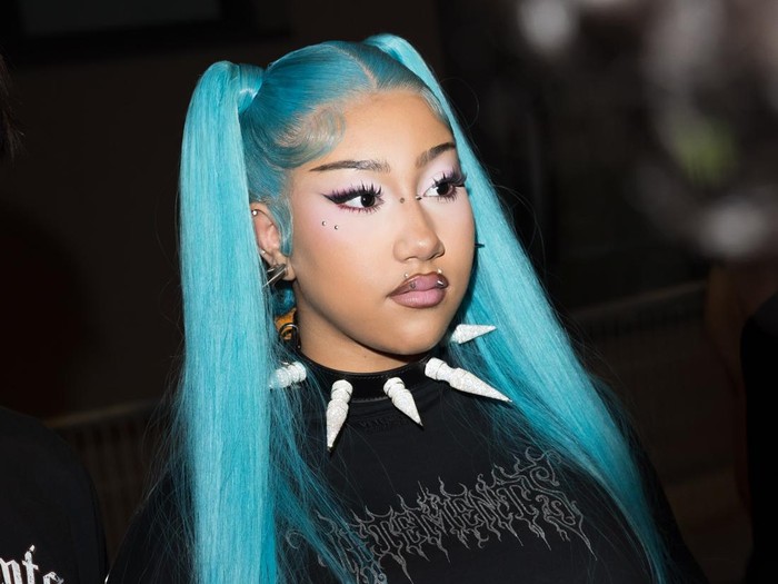 North West menghadiri peragaan busana pria Vetements koleksi Musim Semi/Musim Panas 2027 sebagai bagian dari Paris Fashion Week pada 26 Juni 2026 di Paris, Prancis.