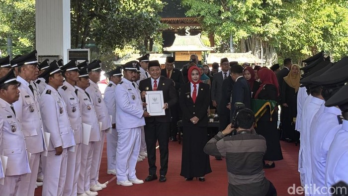 Pelantikan Kepala Desa Terpilih Pilkades Serentak Sidoarjo.