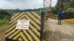 Penampakan Jembatan Gantung Rp 5 M yang Ditutup Kepala Desa di Ciamis