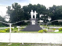 Heboh! Besi Pagar Monumen TD Pardede Deli Serdang Nyaris Habis