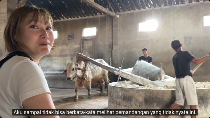 Proses pembuatan mie lethek di Bantul, Yogyakarta, sukses bikin orang Jepang tidak bisa berkata-kata.
